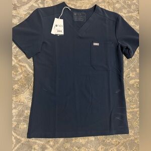 Figs Navy Blue Women's Top